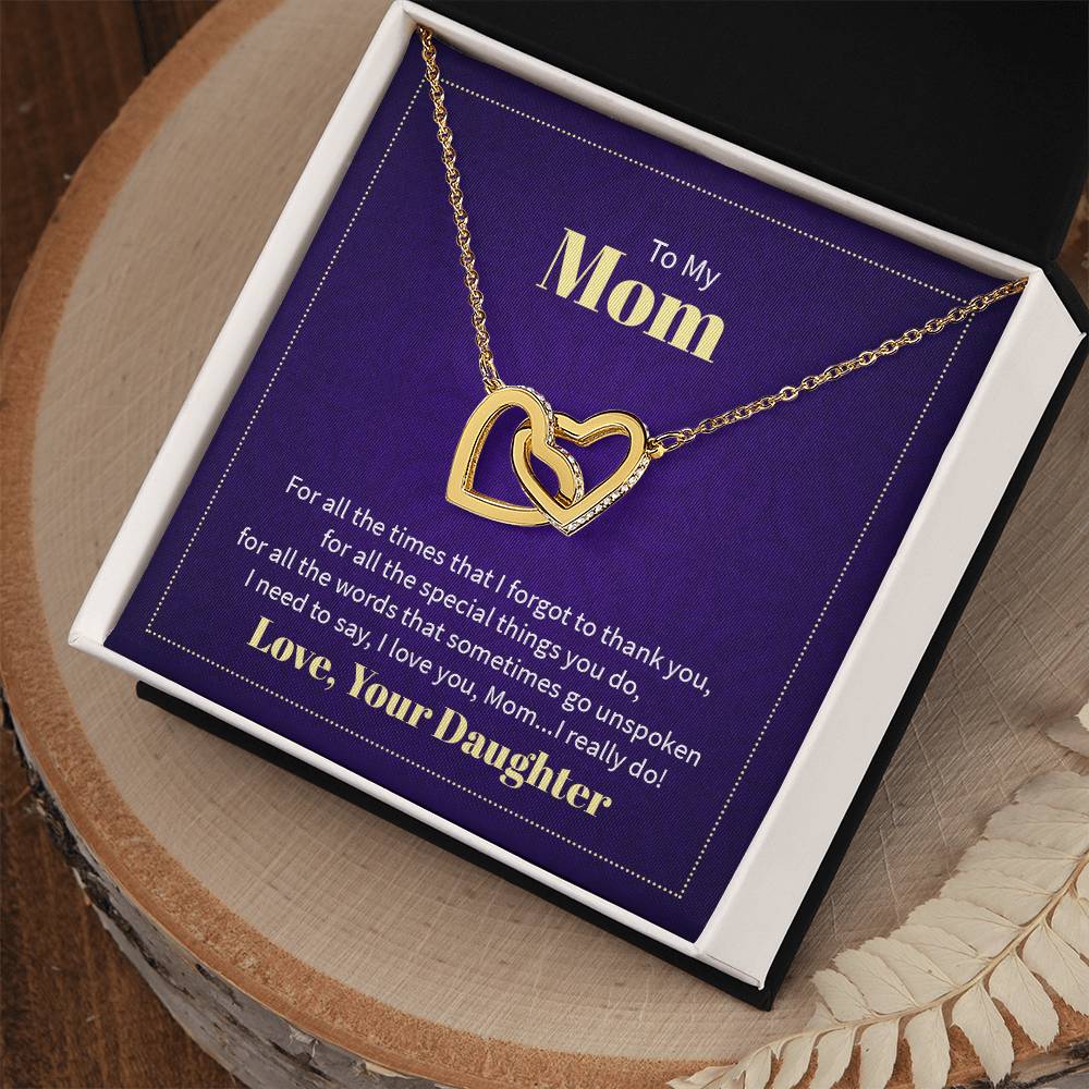 To my mom - for all the times that I forgot to thank you