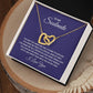 To My Soulmate - the way you make me feel is hard to explain Hearts Necklace