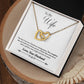 Endless Love To Wife From Husband Hearts Necklace for a Meaningful Gift