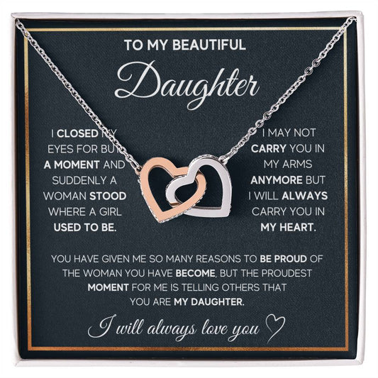 To my daughter proud