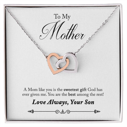 To Mother from Son Thank you