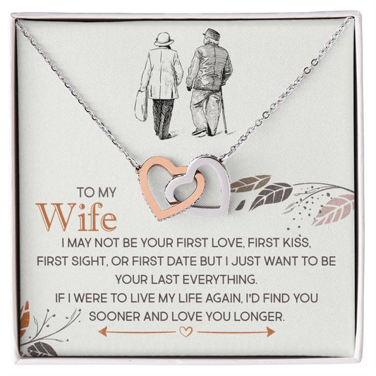 love-you longer  Hearts Necklace