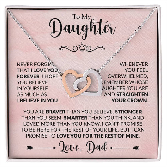 Daughter - Straighten Your Crown - Dad - Rose
