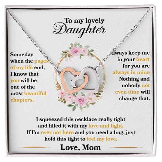 daughter-- when the pages of my life end
