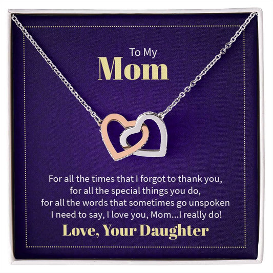 To my mom - for all the times that I forgot to thank you