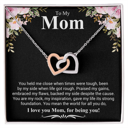 To My Mom Poem - Black