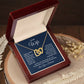 To my wife - sorry is a small word Hearts Necklace