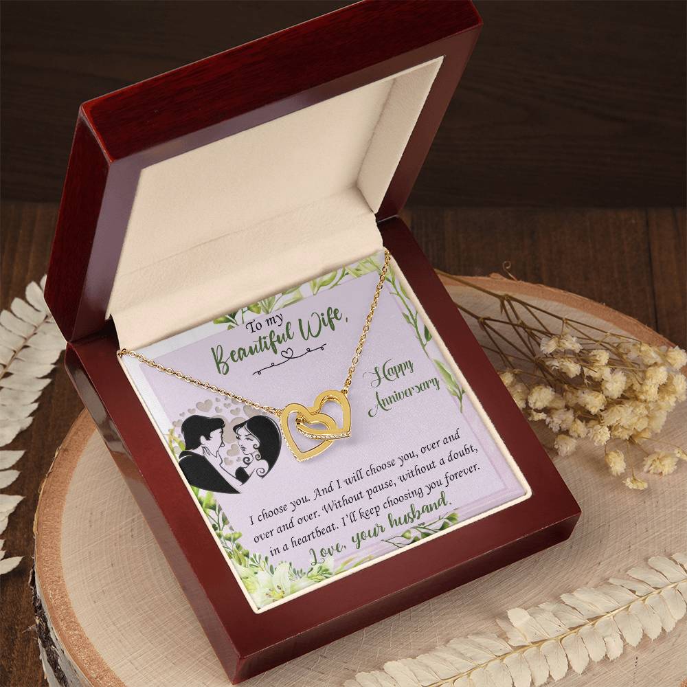 I choose you new Hearts Necklace