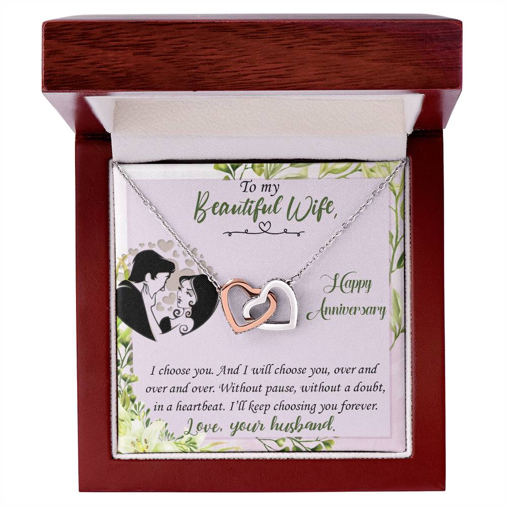 I choose you new Hearts Necklace