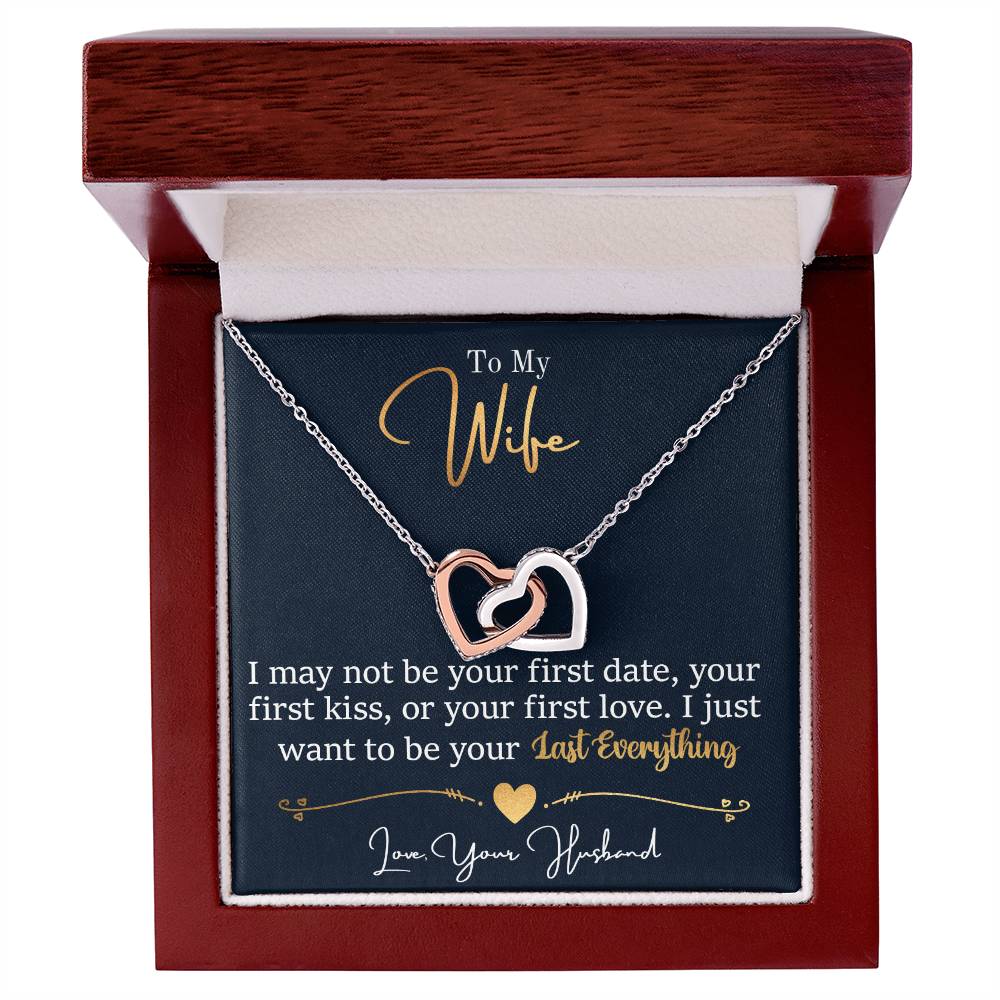 to-my wife - last everything Hearts Necklace