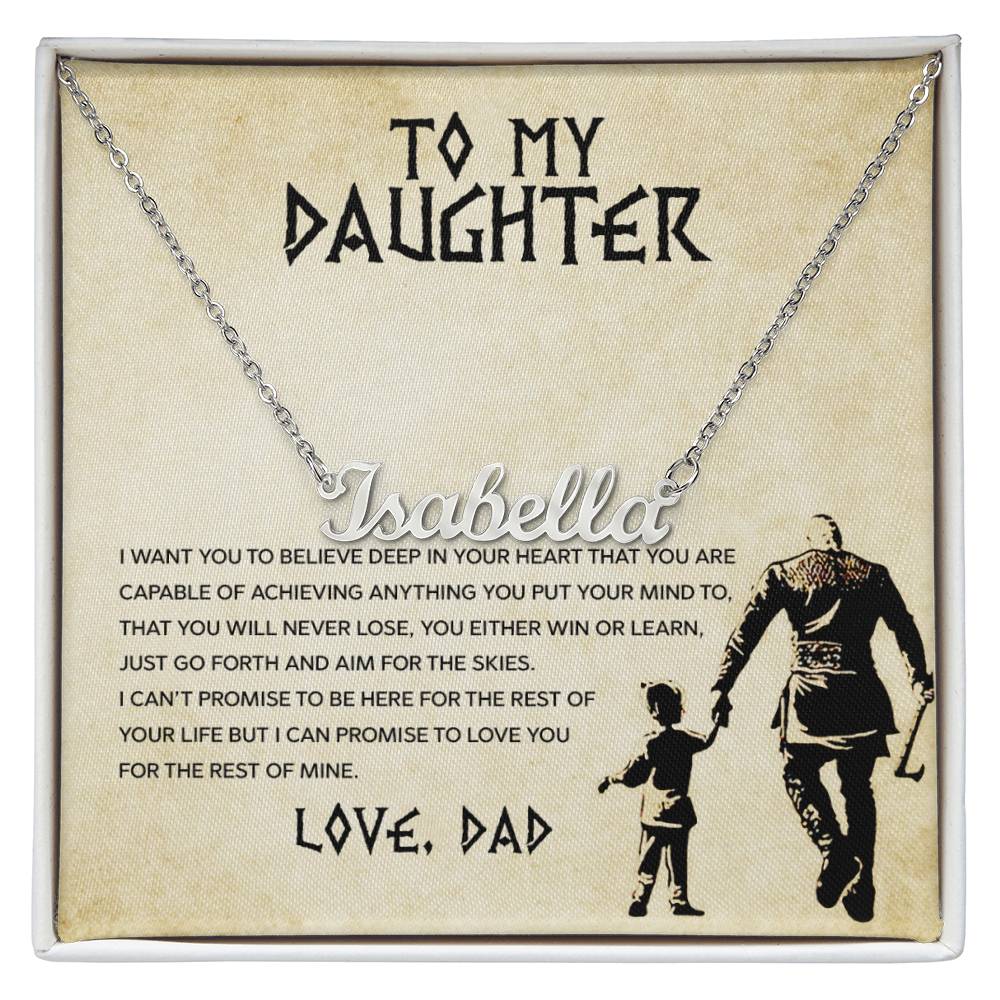 daughter-- aim for the skies