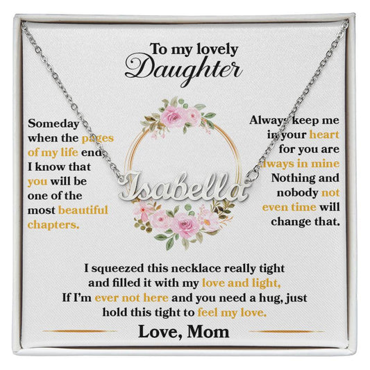 daughter-- when the pages of my life