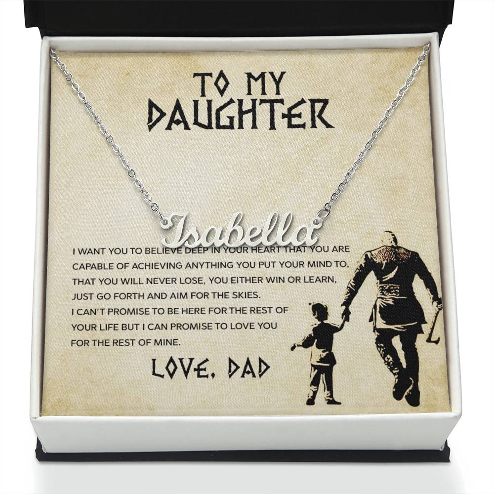 daughter-- aim for the skies