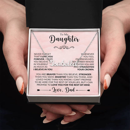 Daughter - Straighten Your Crown - Dad - Rose