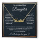 To my daughter Name Necklace