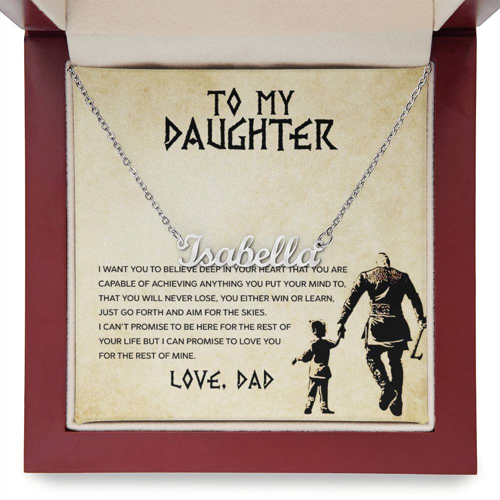 daughter-- aim for the skies