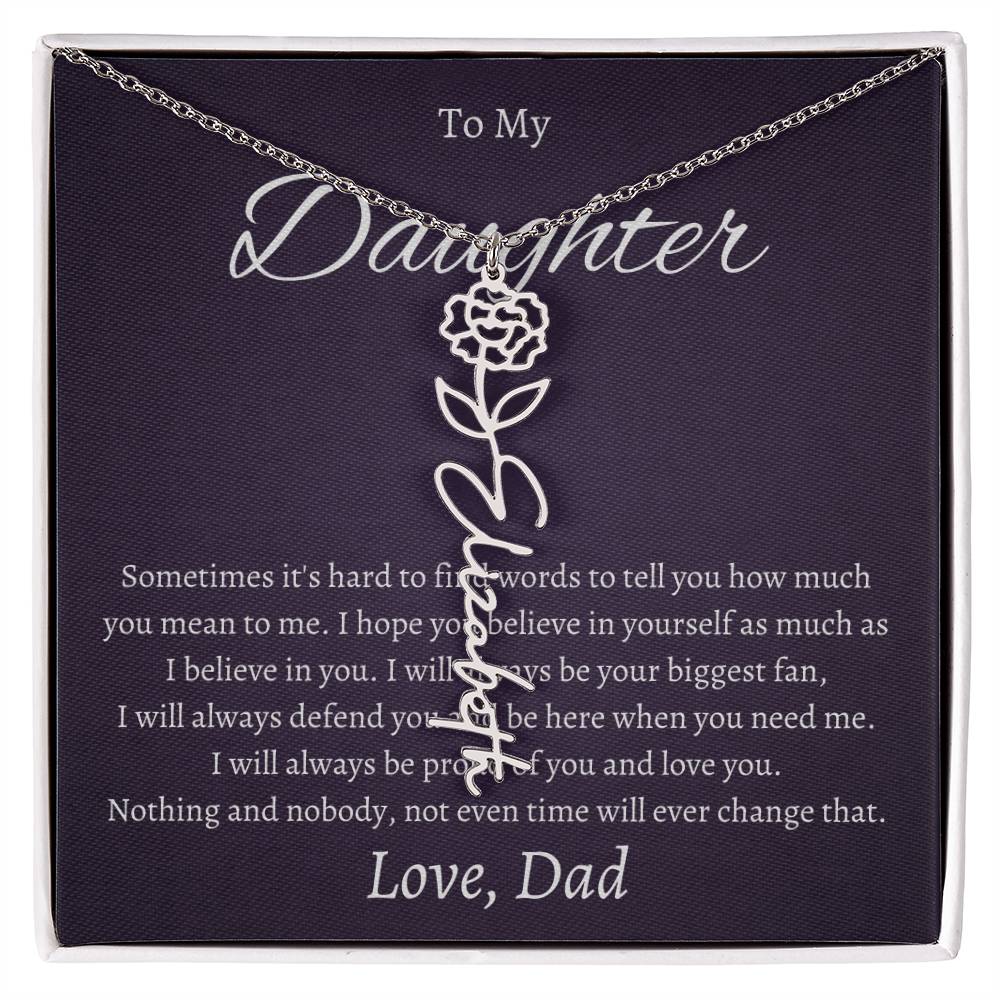 To My Beautiful Daughter From   dad