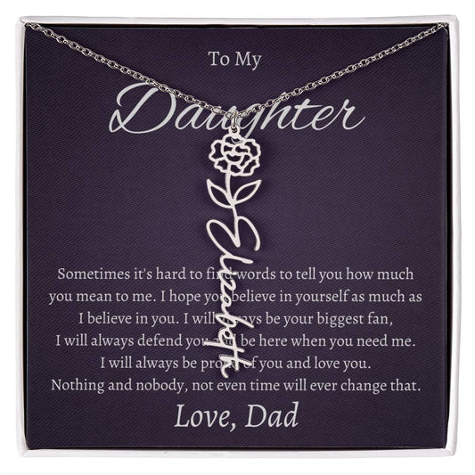 To My Beautiful Daughter From   dad