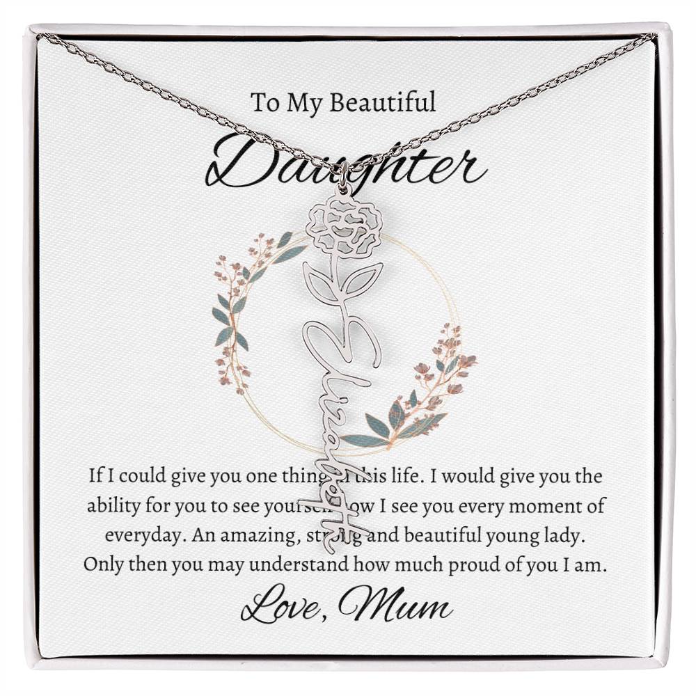 2To My Beautiful Daughter From Mom