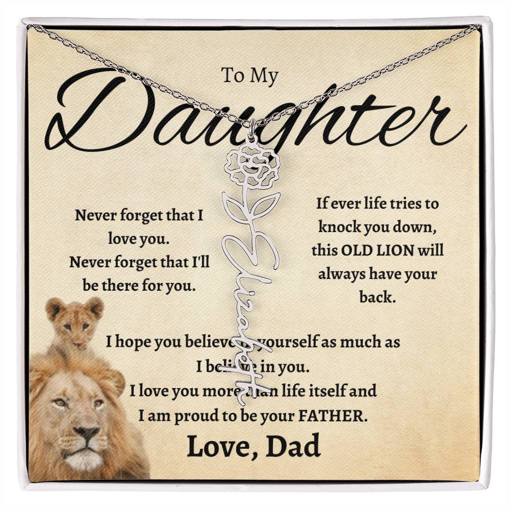 To My Beautiful Daughter From love  dad