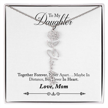 To My Beautiful Daughter From Mom &  dad