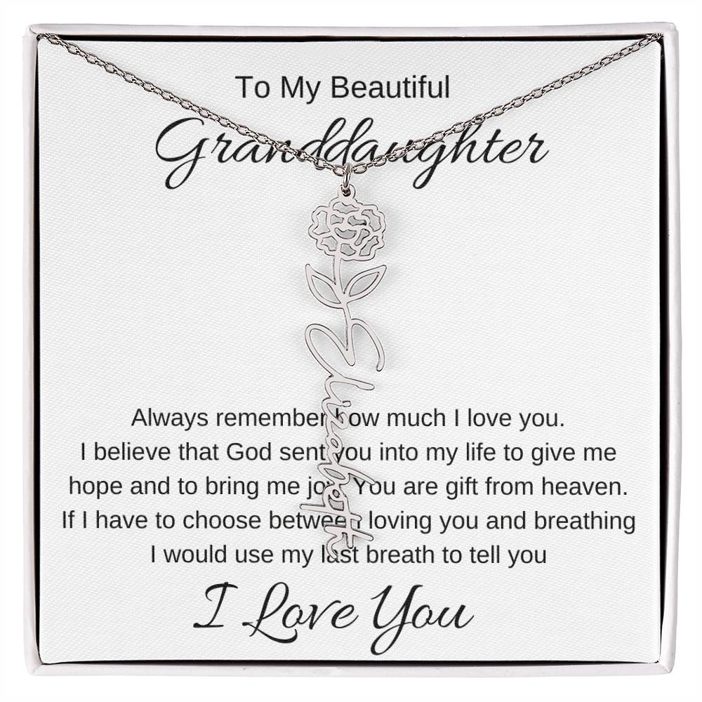 To My Beautiful Daughter Love You