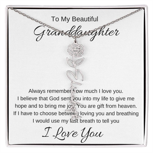 To My Beautiful Daughter Love You
