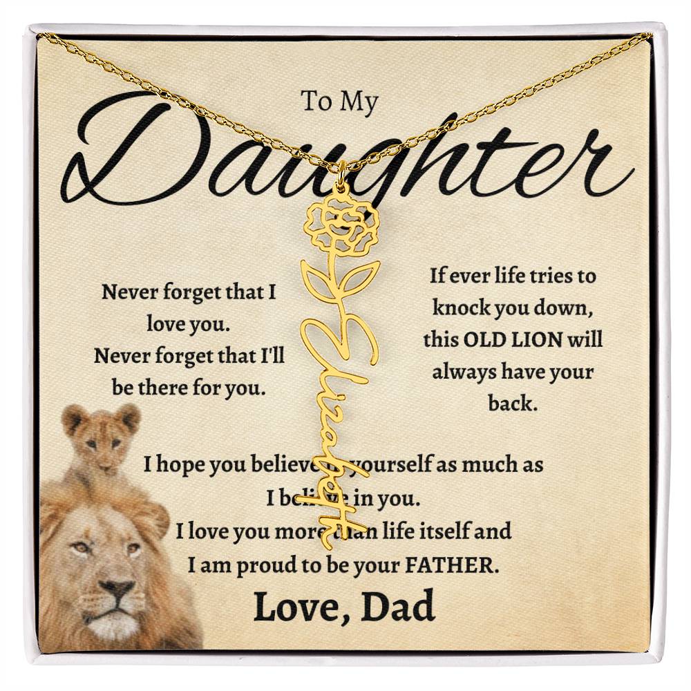 To My Beautiful Daughter From love  dad