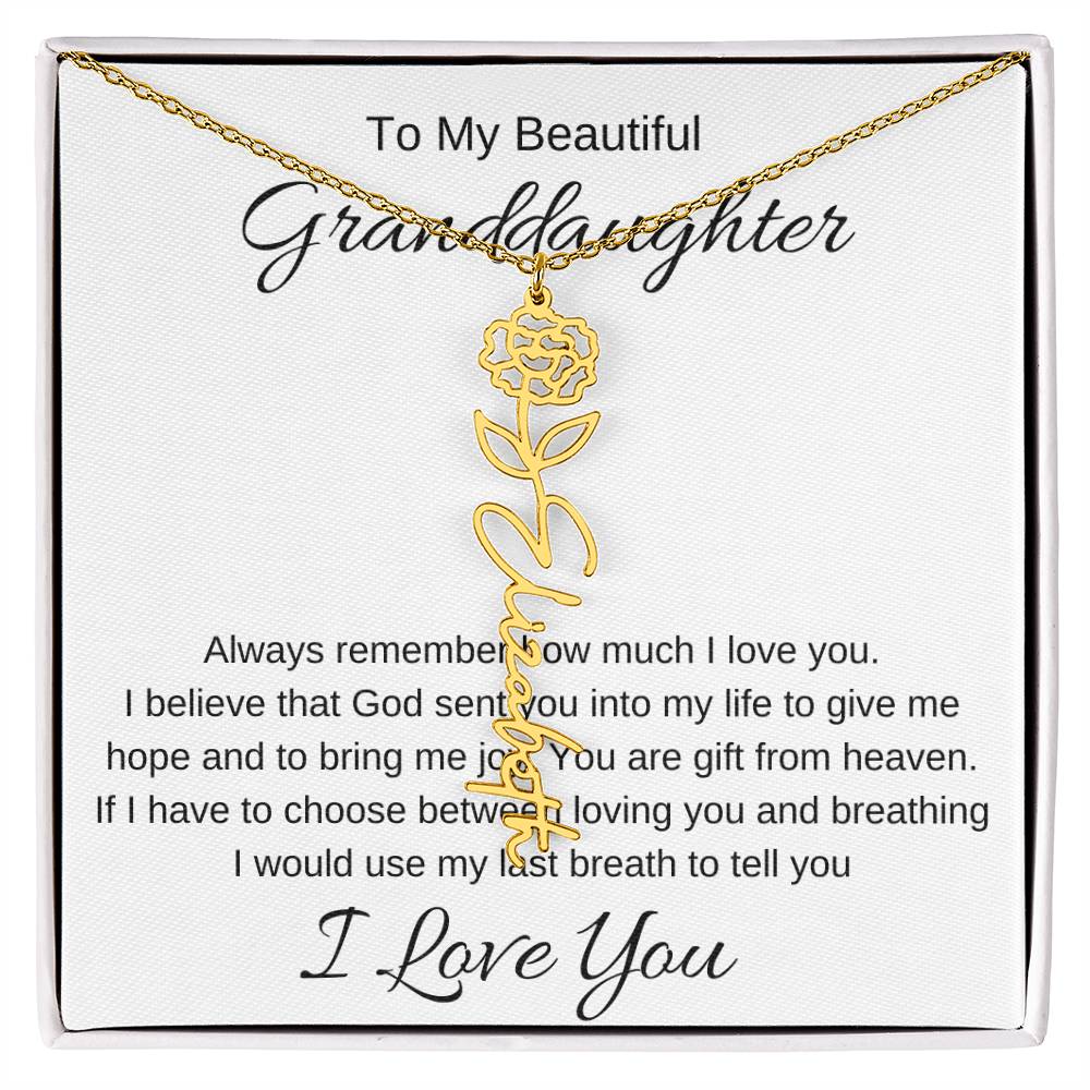 To My Beautiful Daughter Love You