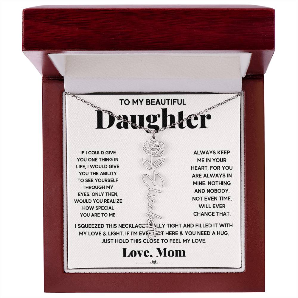 IF icould give Flower Name Necklace