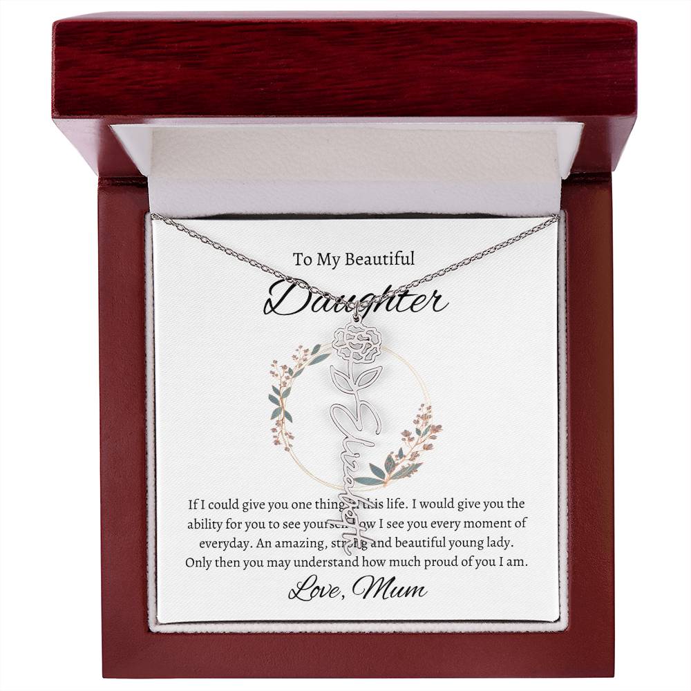 2To My Beautiful Daughter From Mom