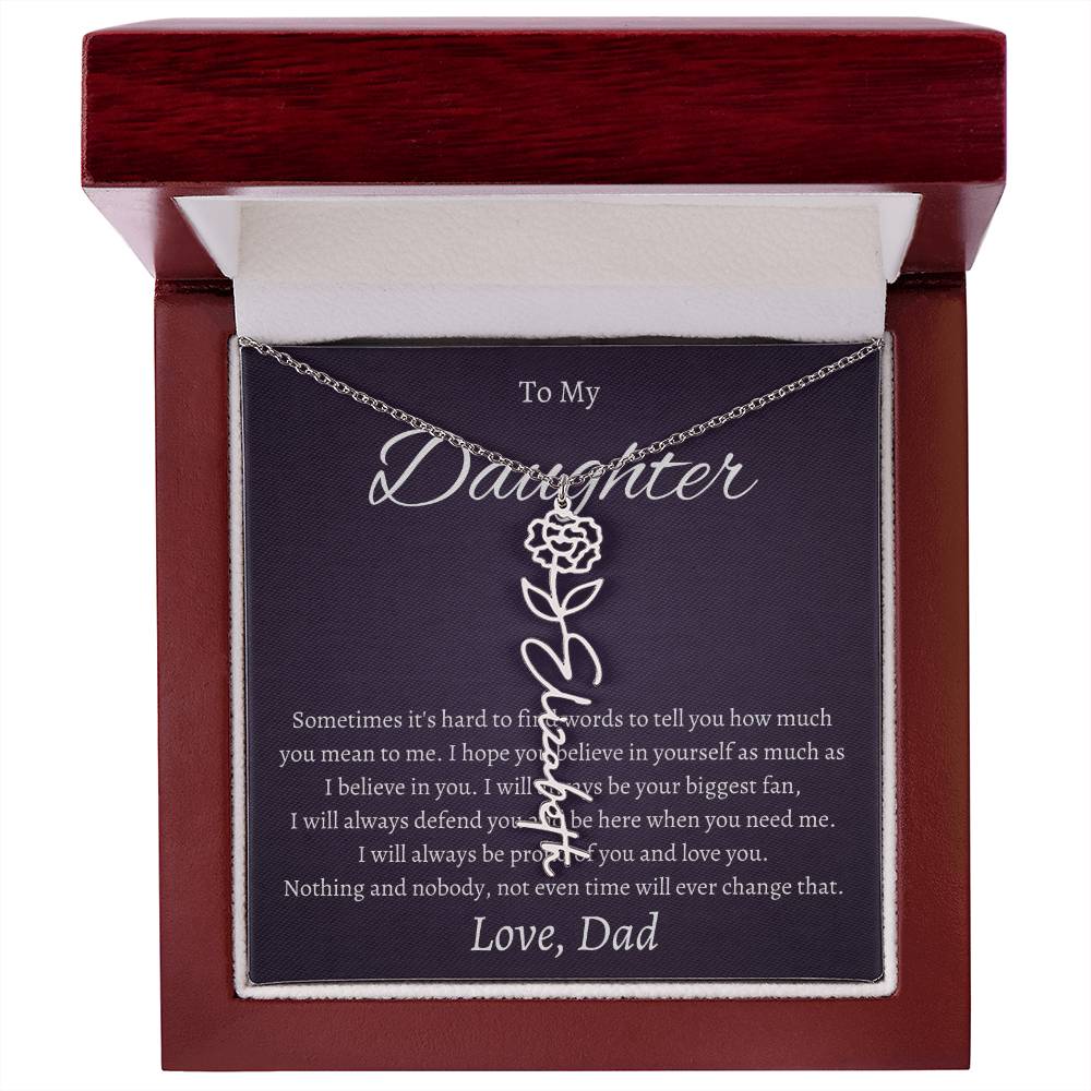 To My Beautiful Daughter From   dad