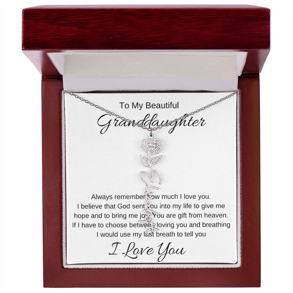 To My Beautiful Daughter Love You