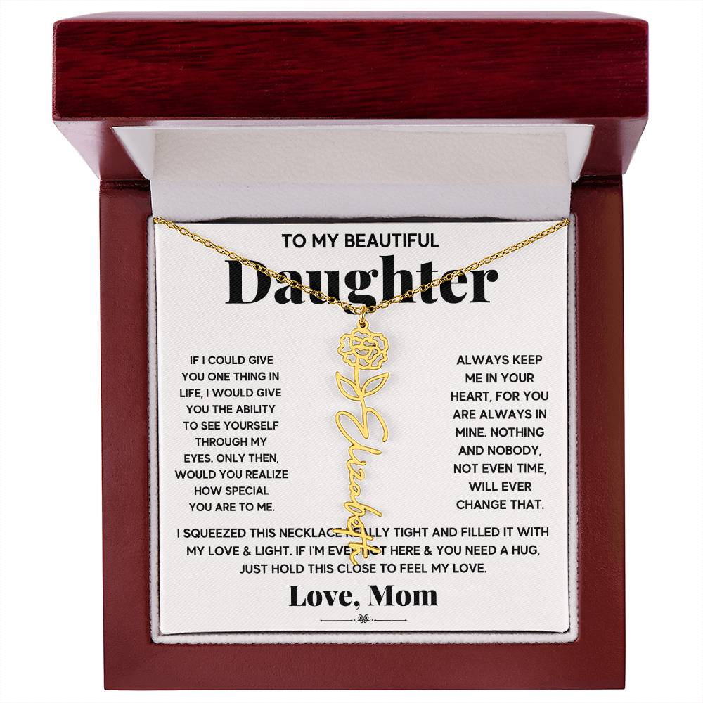 IF icould give Flower Name Necklace