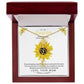 To My Beautiful Daughter Flower Name Necklace