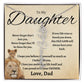 To My Beautiful Daughter From love  dad