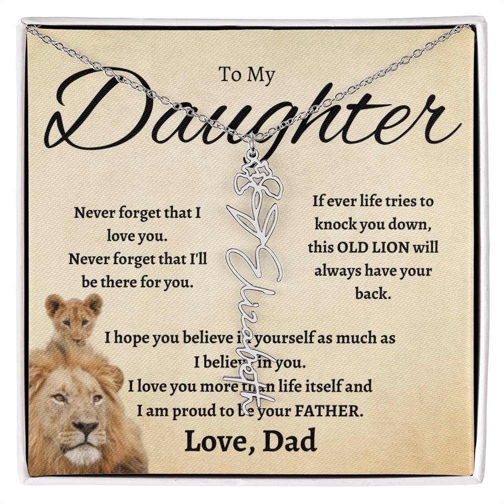 To My Beautiful Daughter From love  dad