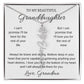 To My Beautiful Granddaughter