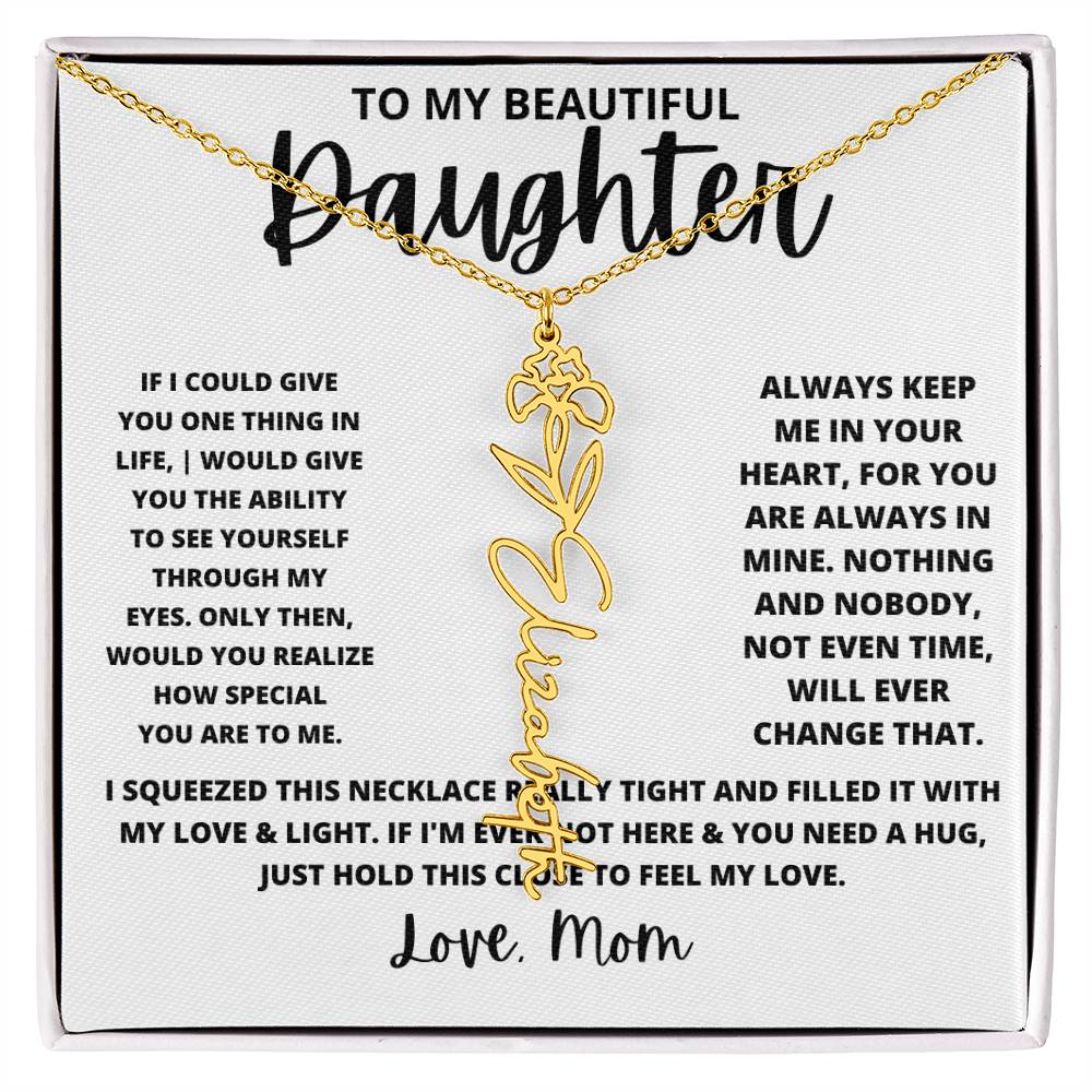 19To My Beautiful  Daughter
