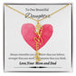 To My Beautiful Daughter From Mom &  dad