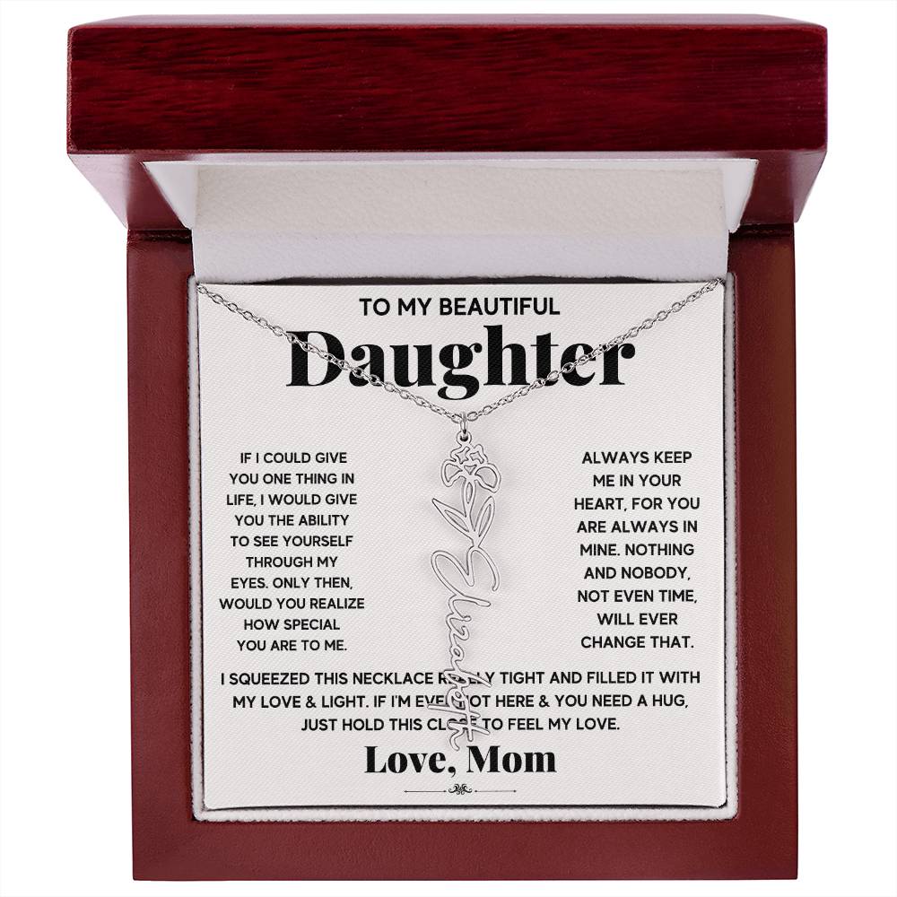 IF icould give Flower Name Necklace