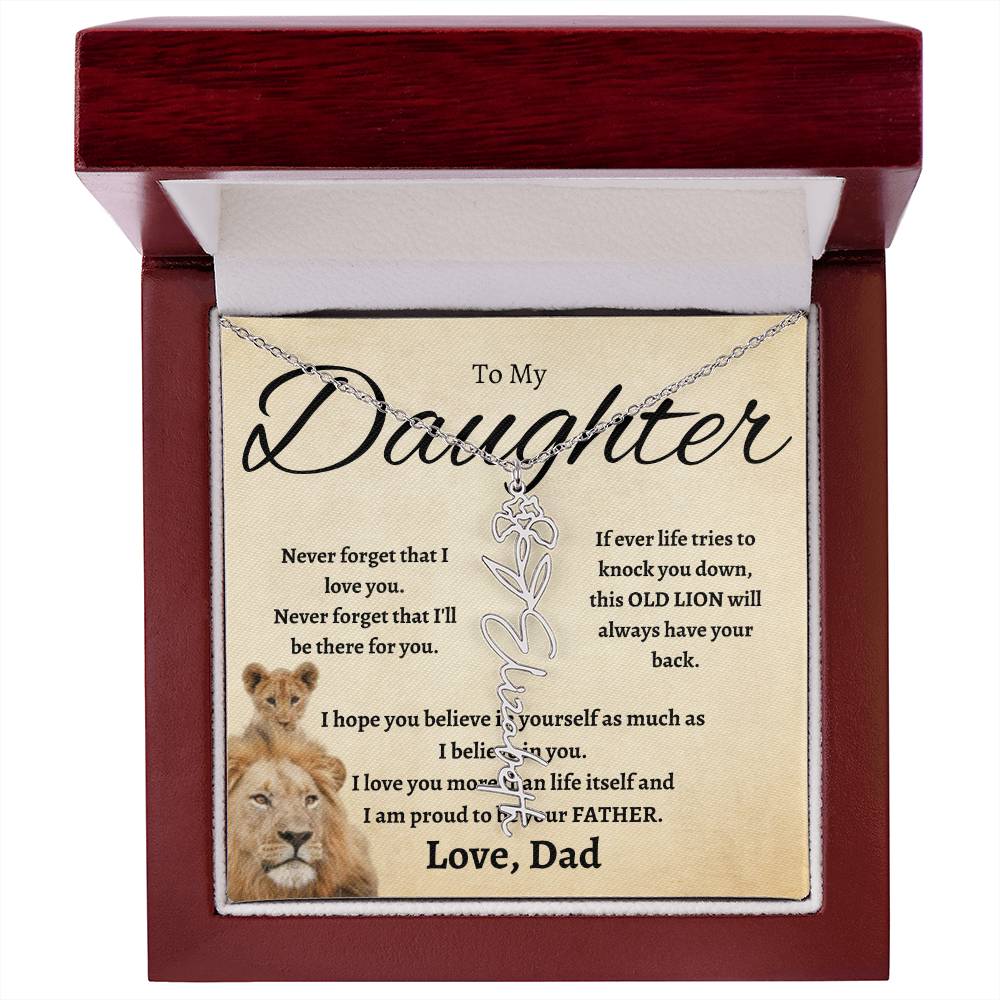 To My Beautiful Daughter From love  dad