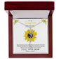To My Beautiful Daughter Flower Name Necklace