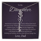 To My Beautiful Daughter From   dad