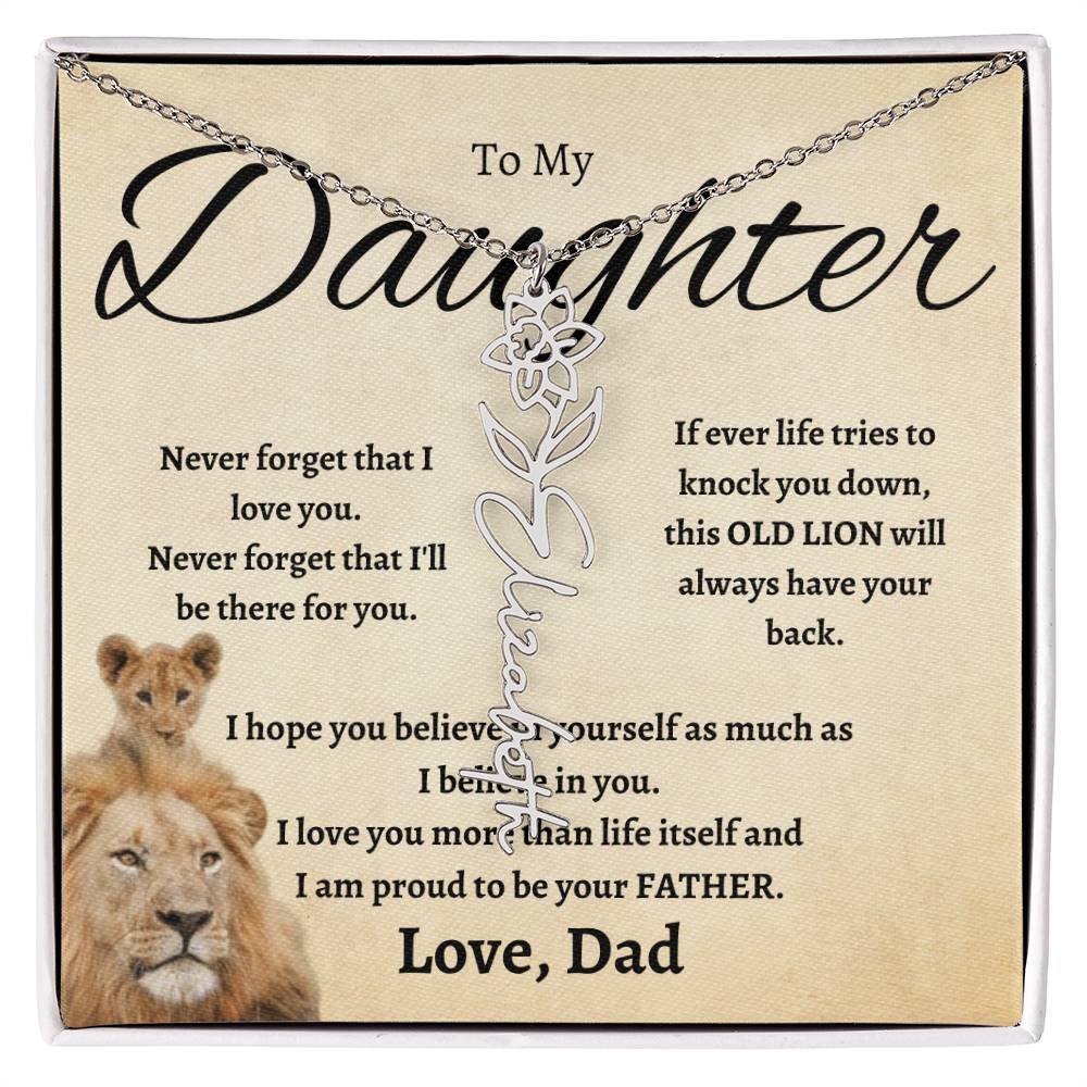 To My Beautiful Daughter From love  dad