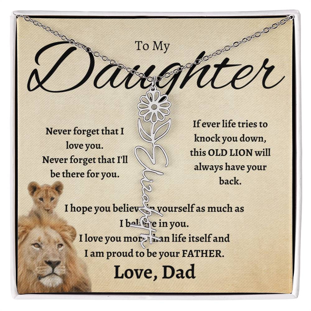 To My Beautiful Daughter From love  dad
