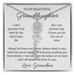 To My Beautiful Granddaughter