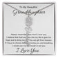 To My Beautiful Daughter Love You