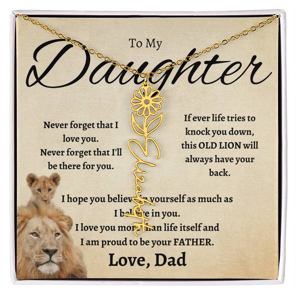 To My Beautiful Daughter From love  dad