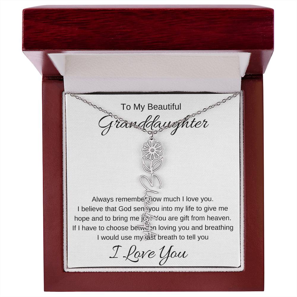 To My Beautiful Daughter Love You